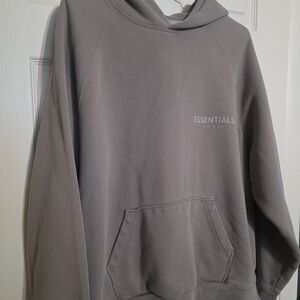 Fear of God Essentials Gray Hoodie